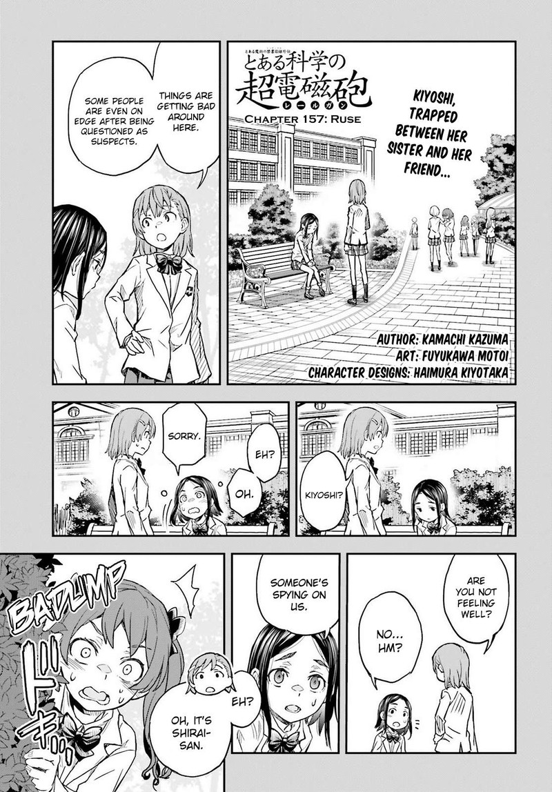 To Aru Kagaku No Choudenjibou Chapter 157 Page 1