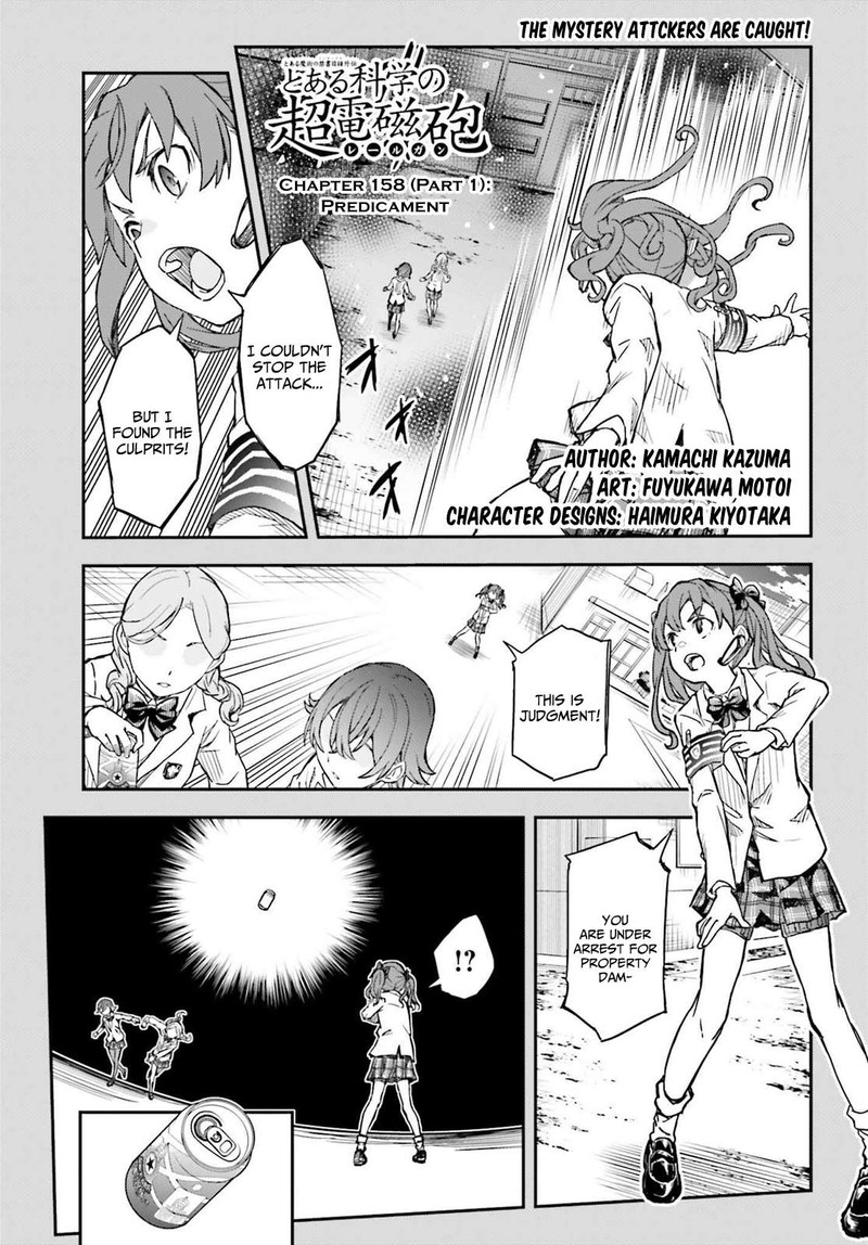 To Aru Kagaku No Choudenjibou Chapter 158a Page 1