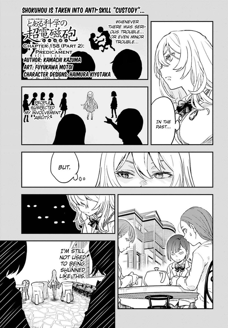 To Aru Kagaku No Choudenjibou Chapter 158b Page 1