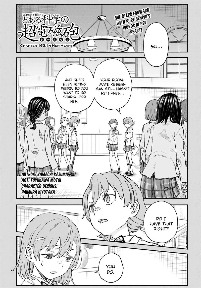 To Aru Kagaku No Choudenjibou Chapter 163 Page 1