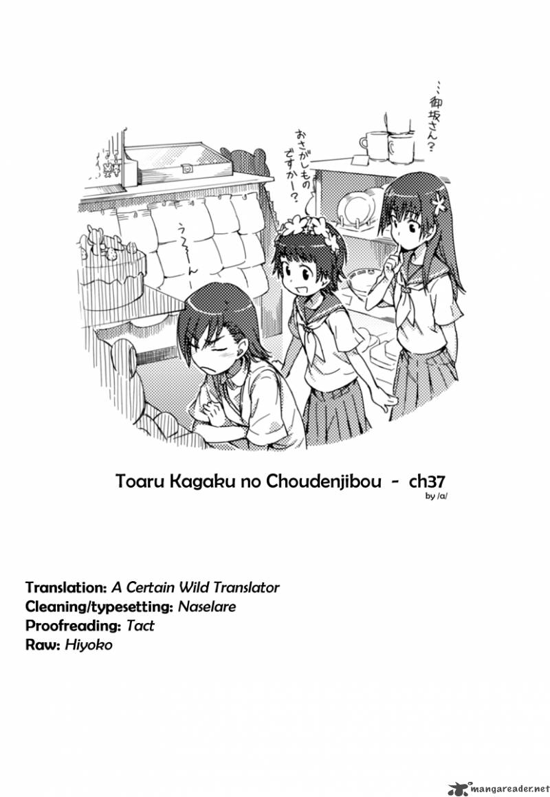 To Aru Kagaku No Choudenjibou Chapter 37 Page 35