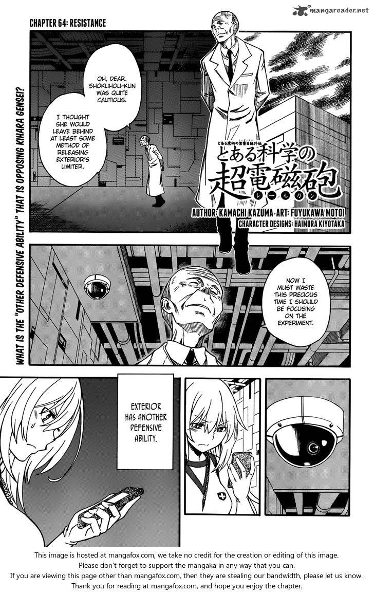 To Aru Kagaku No Choudenjibou Chapter 64 Page 1