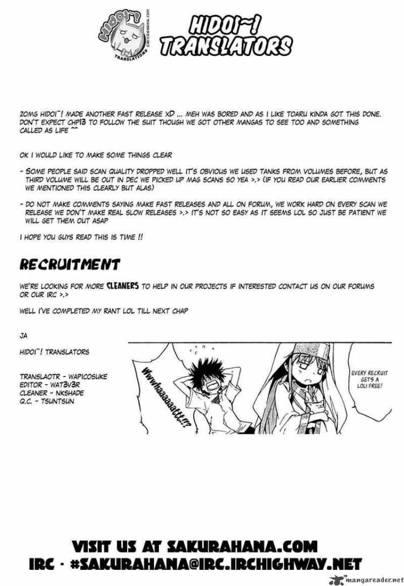 To Aru Majutsu No Index Chapter 12 Page 28