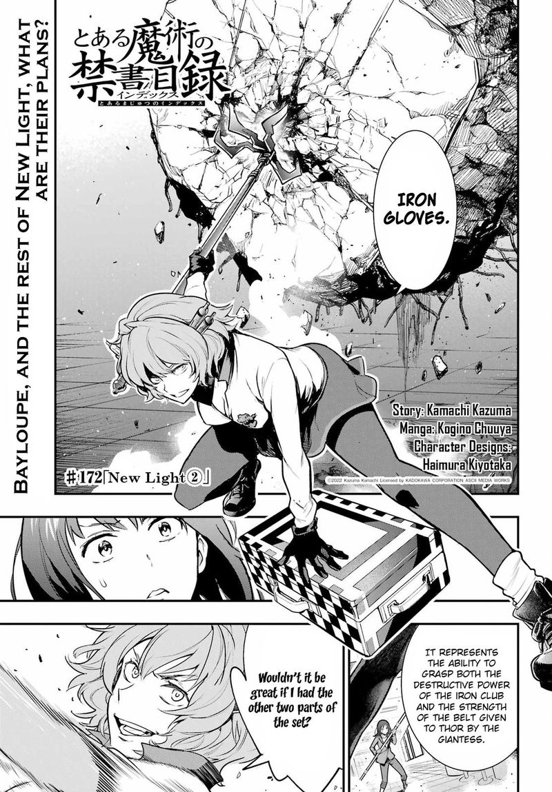 To Aru Majutsu No Index Chapter 172 Page 1