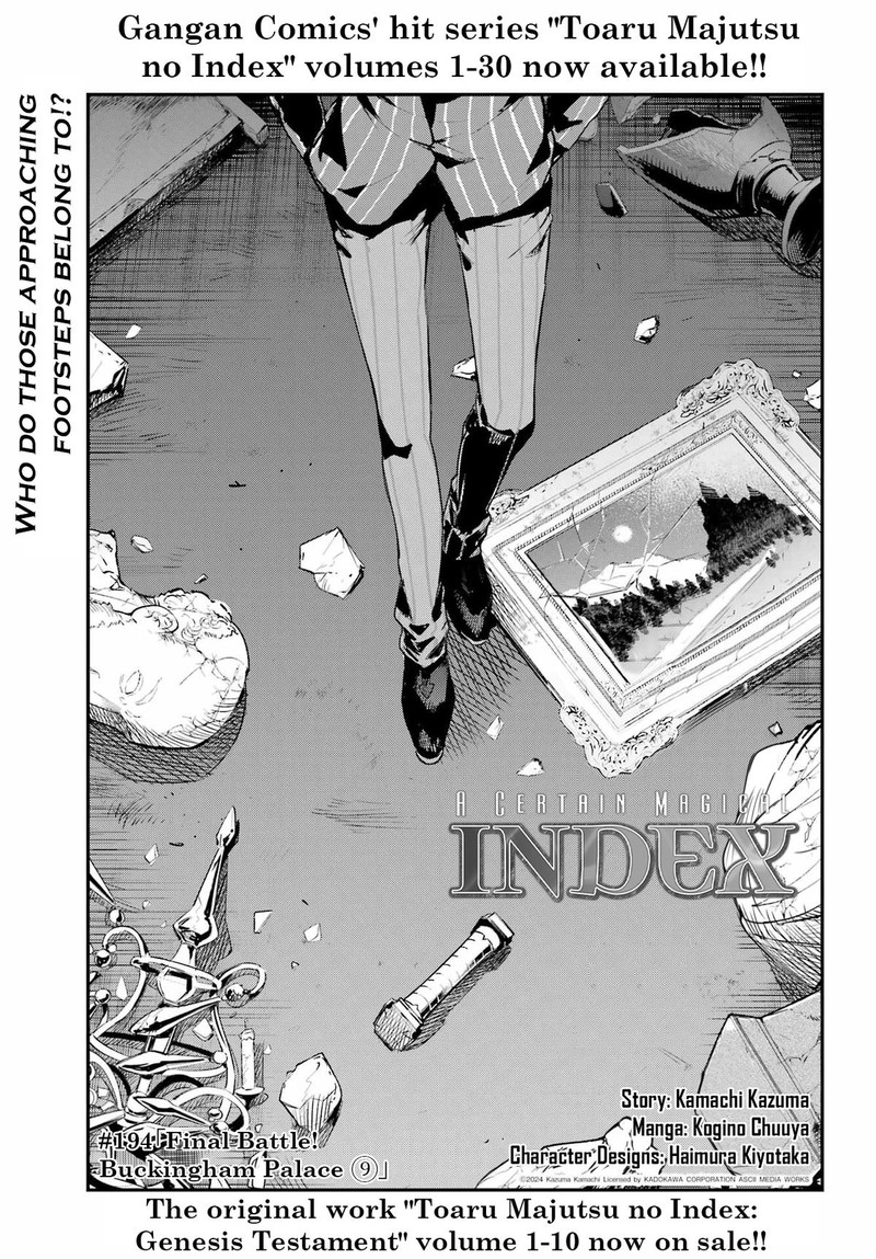 To Aru Majutsu No Index Chapter 194 Page 1