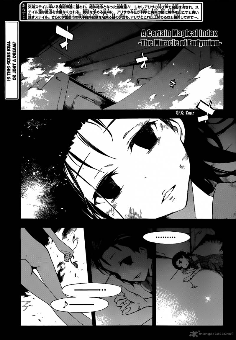 To Aru Majutsu No Kinsho Mokuroku Endymion No Kiseki Chapter 3 Page 2