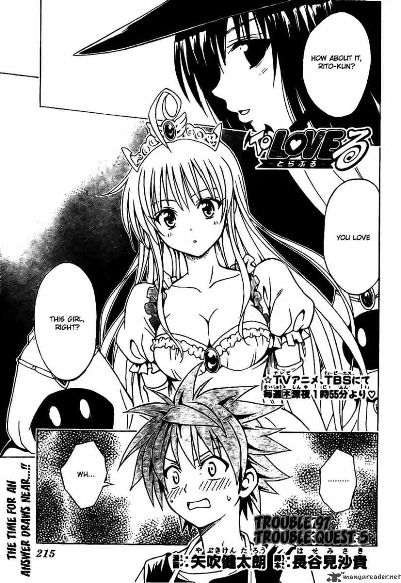 To Love Ru Chapter 97 Page 1