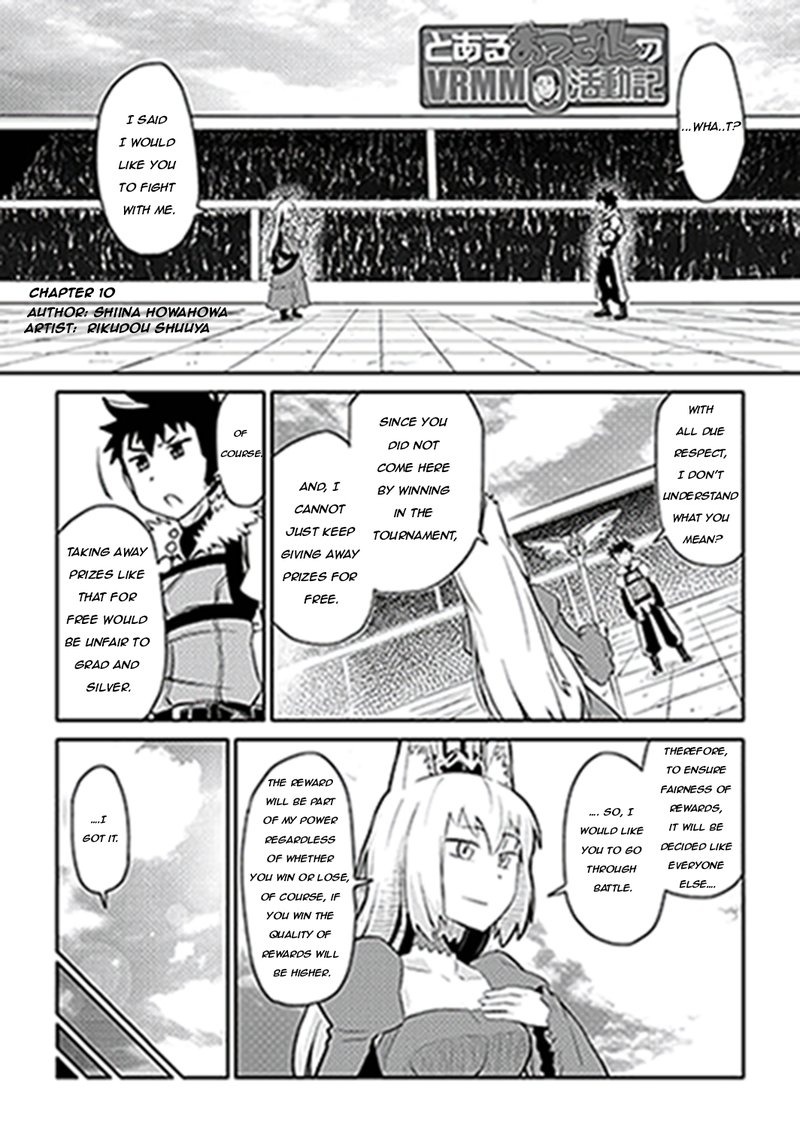 Toaru Ossan No Vrmmo Katsudouki Chapter 10 Page 1