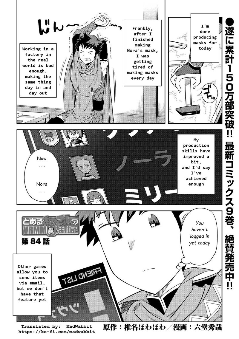 Toaru Ossan No Vrmmo Katsudouki Chapter 84 Page 1