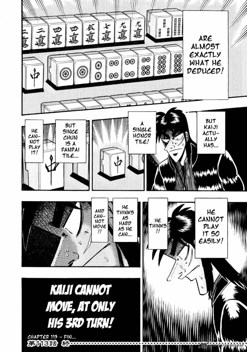 Tobaku Datenroku Kaiji Chapter 113 Page 22