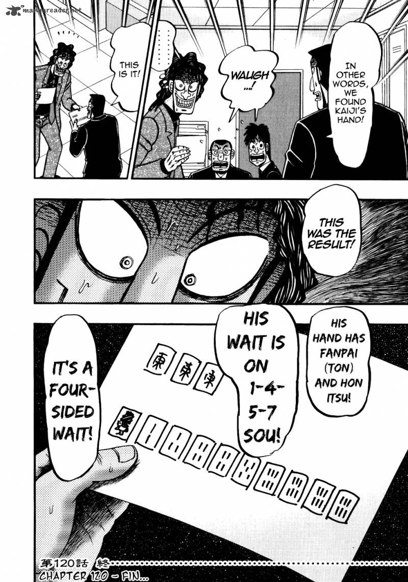 Tobaku Datenroku Kaiji Chapter 120 Page 21