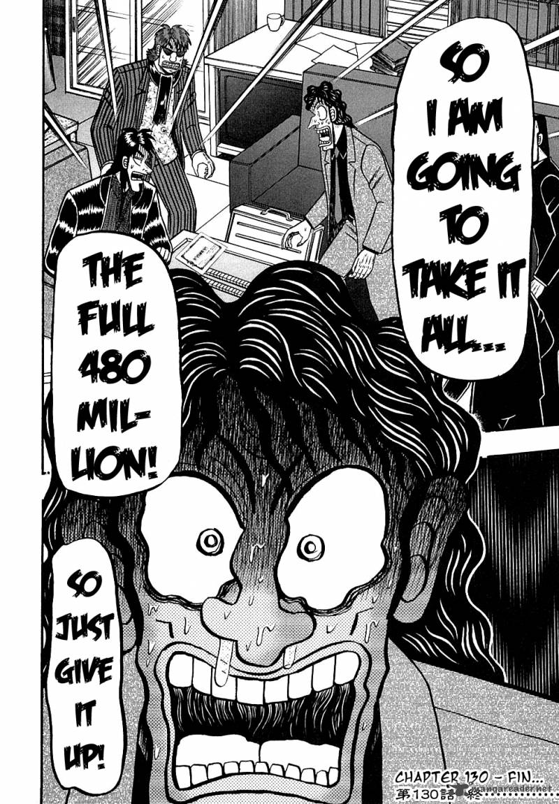 Tobaku Datenroku Kaiji Chapter 130 Page 22