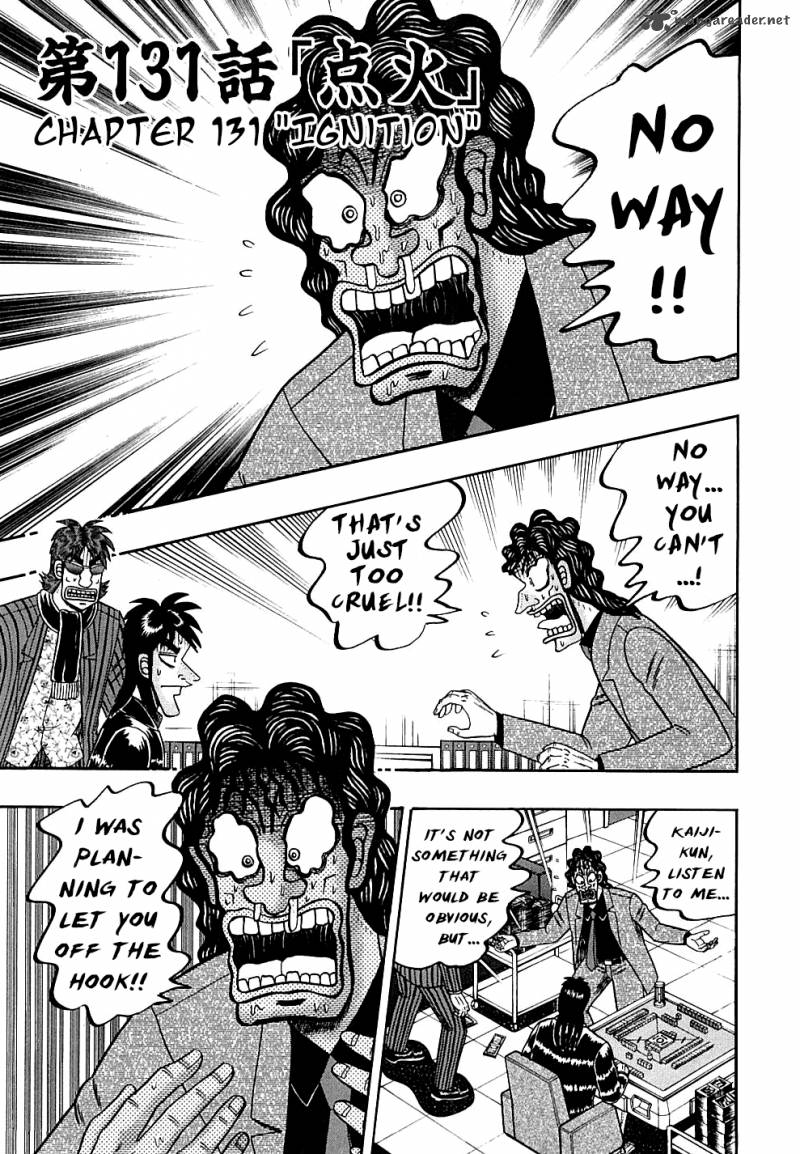 Tobaku Datenroku Kaiji Chapter 131 Page 1