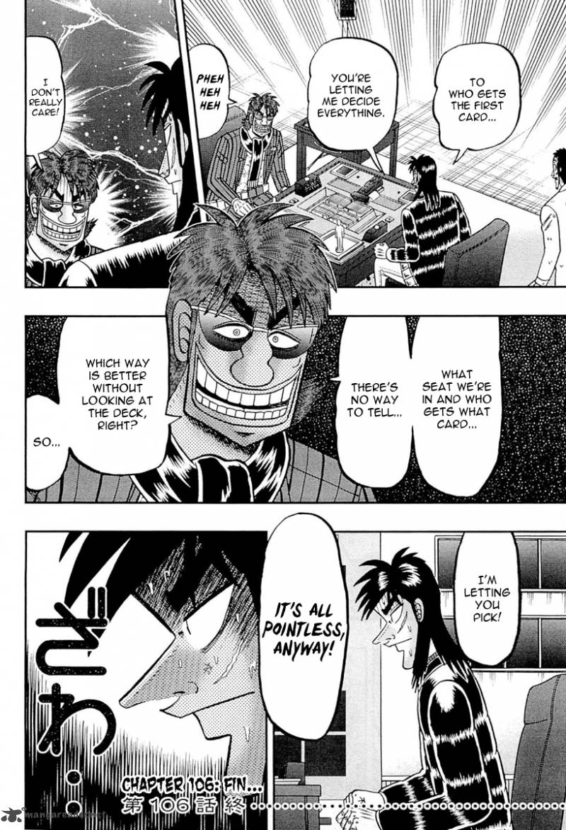 Tobaku Datenroku Kaiji Kazuyahen Chapter 106 Page 21