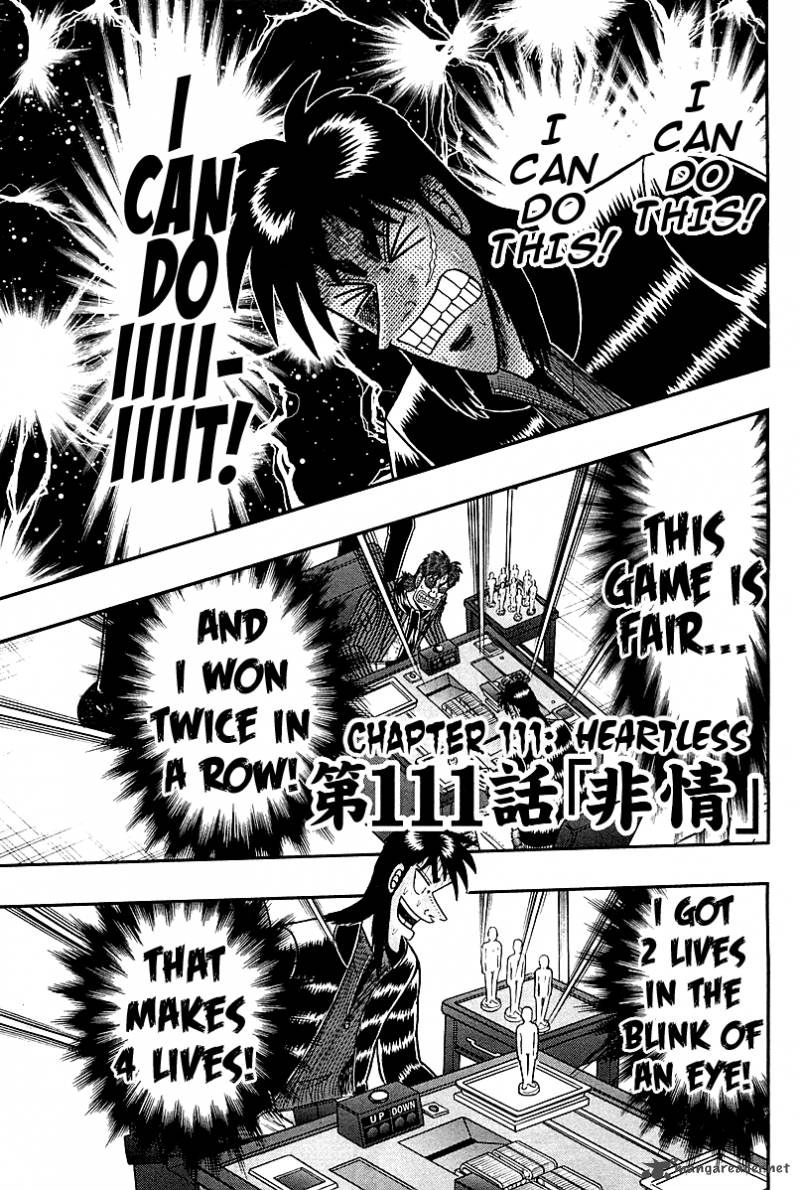 Tobaku Datenroku Kaiji Kazuyahen Chapter 111 Page 6