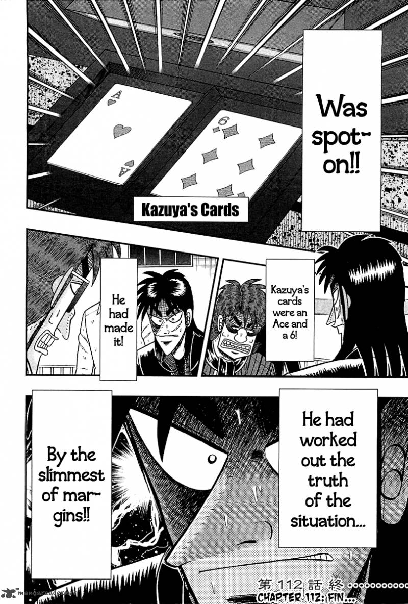 Tobaku Datenroku Kaiji Kazuyahen Chapter 112 Page 21