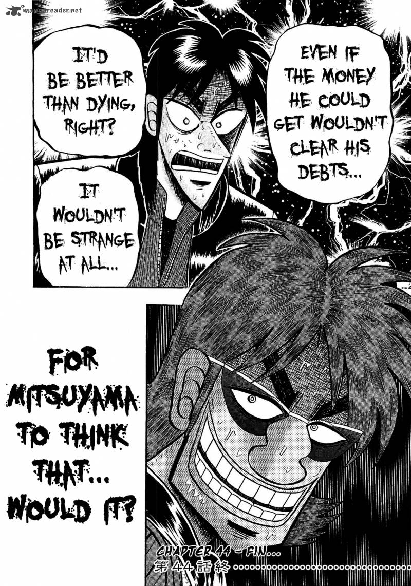 Tobaku Datenroku Kaiji Kazuyahen Chapter 44 Page 20