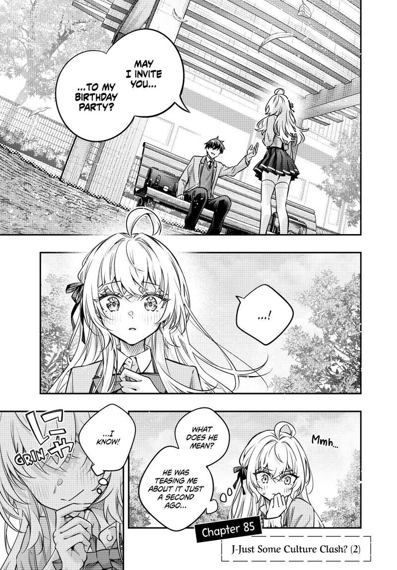 Tokidoki Bosotto Roshia Go De Dereru Tonari No Alya San Chapter 85 Page 1