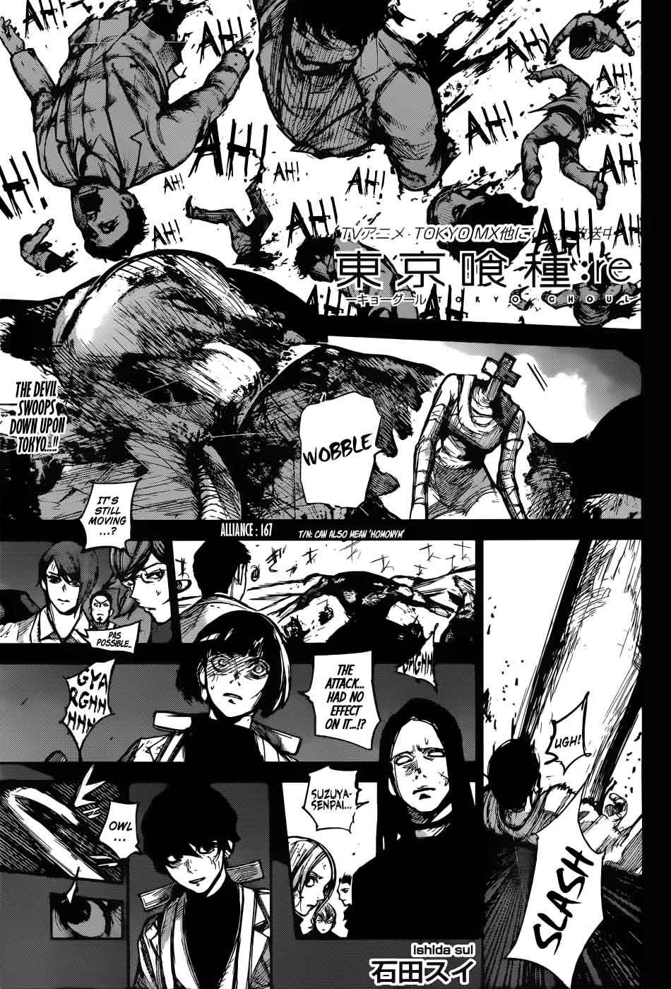 Tokyo Ghoulre Chapter 167 Page 1