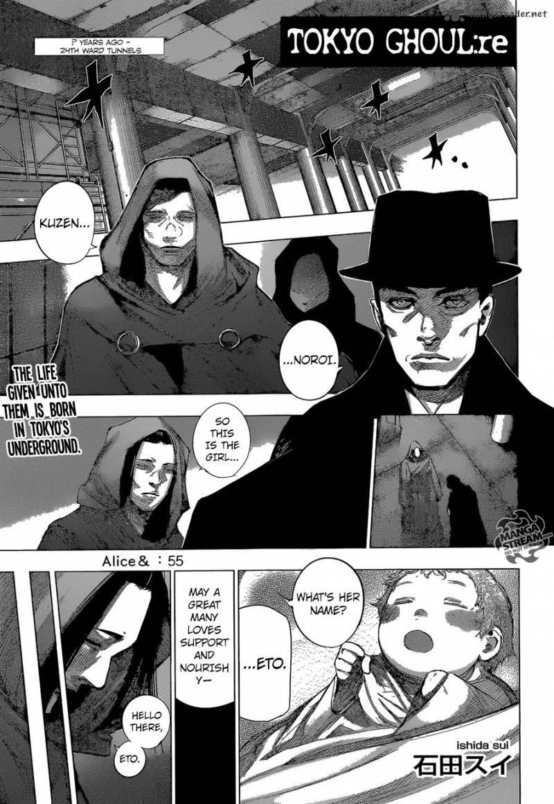 Tokyo Ghoulre Chapter 55 Page 1