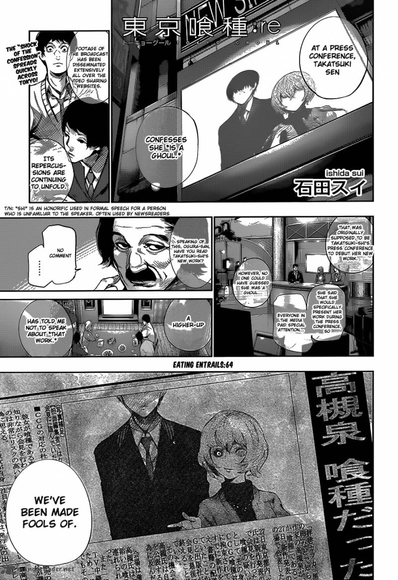 Tokyo Ghoulre Chapter 64 Page 2