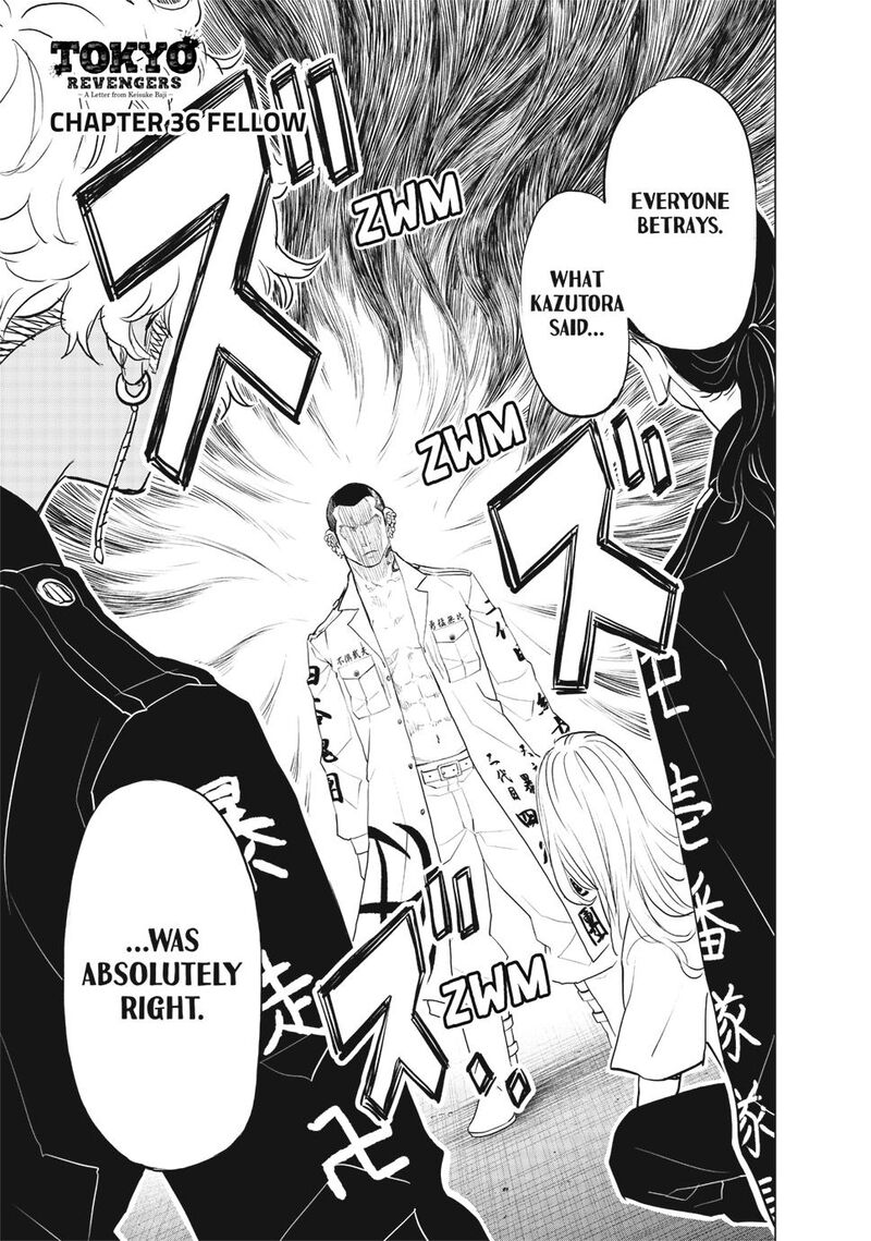 Tokyo Revengers Letter From Keisuke Baji Chapter 36 Page 1