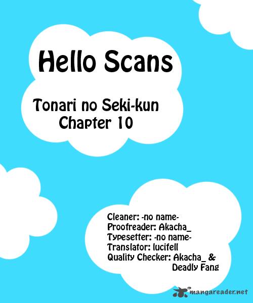 Tonari No Seki Kun Chapter 10 Page 1