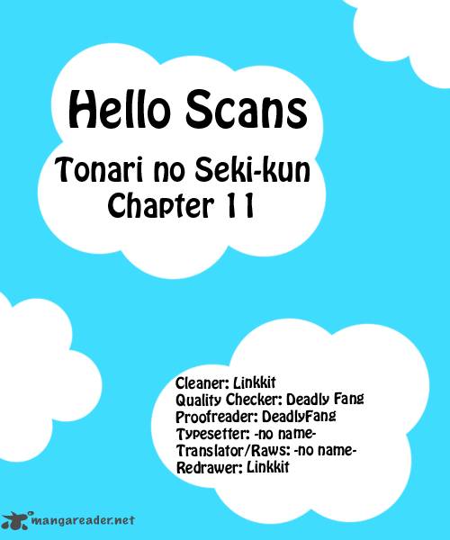 Tonari No Seki Kun Chapter 11 Page 1