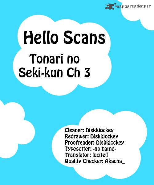 Tonari No Seki Kun Chapter 3 Page 12