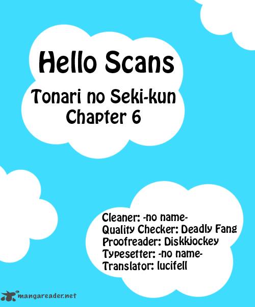 Tonari No Seki Kun Chapter 6 Page 1