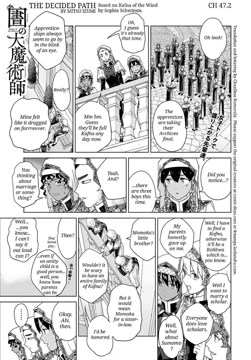 Toshokan No Dai Majutsushi Chapter 47b Page 1