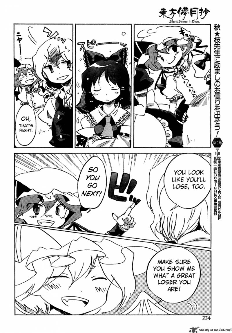 Touhou Bougetsushou Silent Sinner In Blue Chapter 14 Page 23