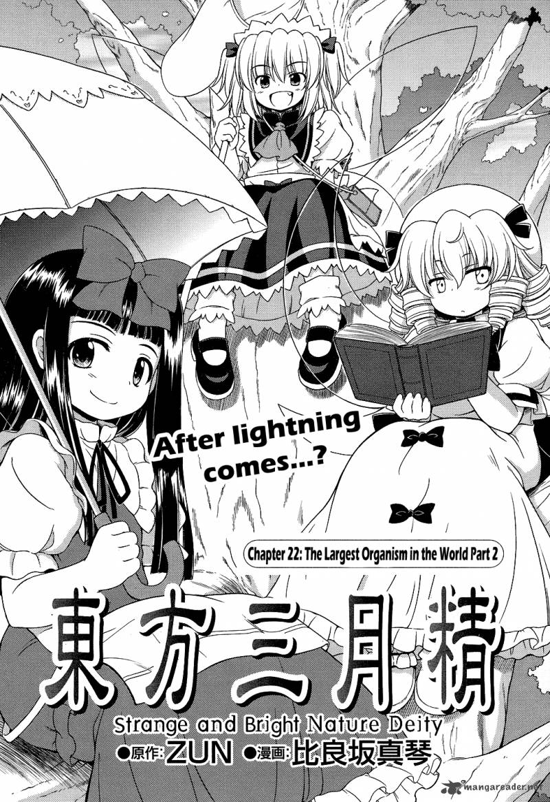 Touhou Sangetsusei Strange And Bright Nature Deity Chapter 22 Page 1