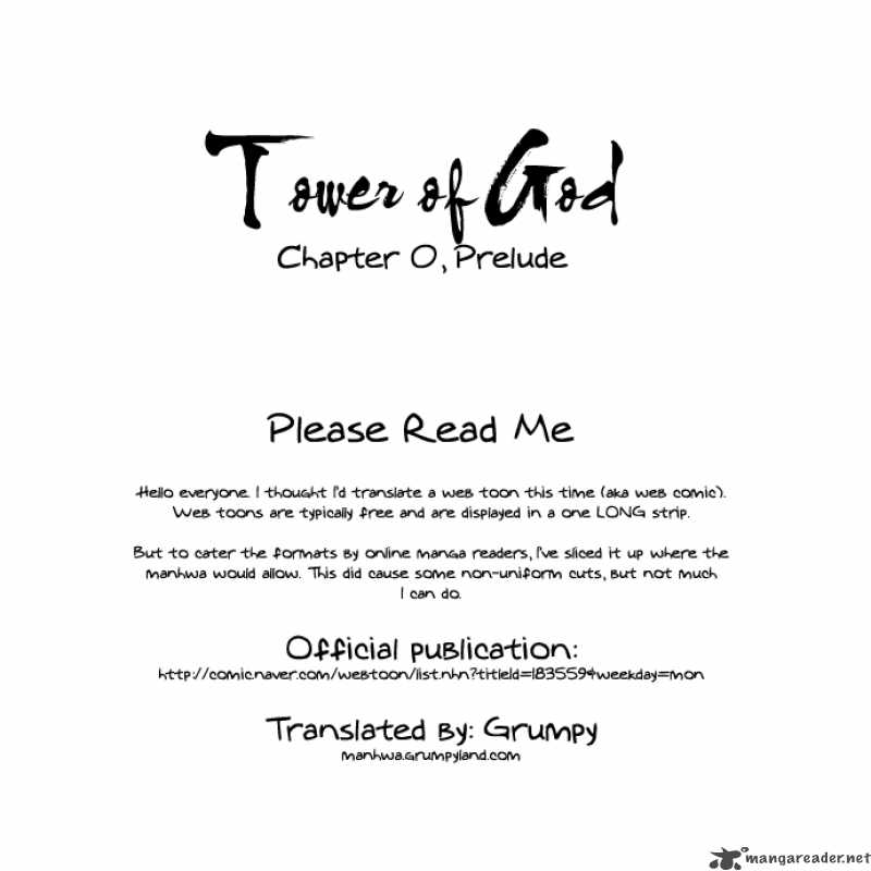 Tower Of God Chapter 1 Page 2
