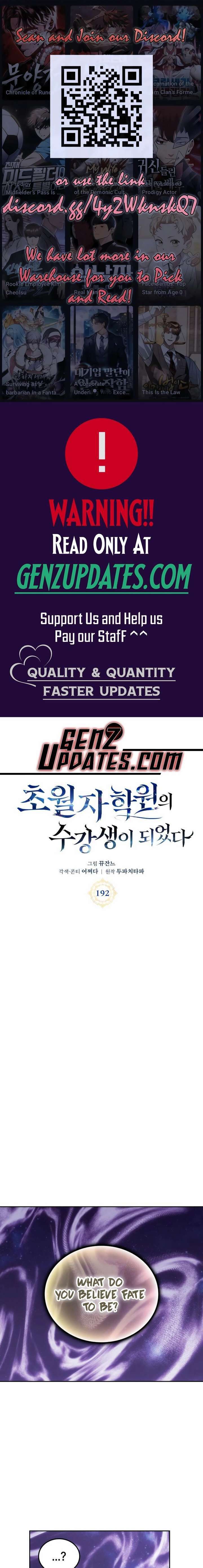 Transcension Academy Chapter 192 Page 1