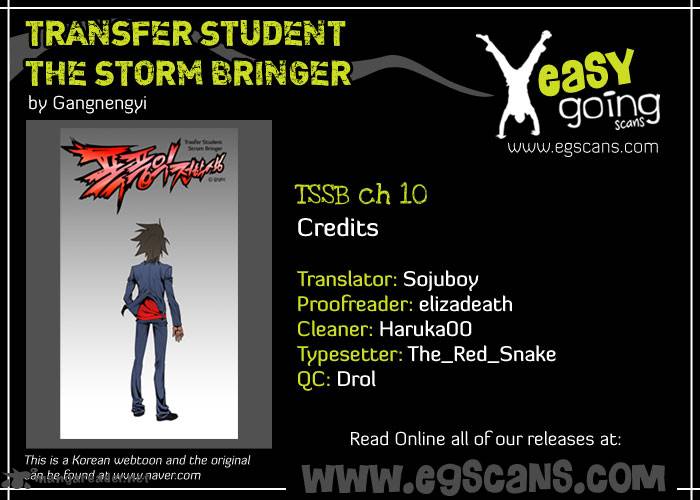 Transfer Student Storm Bringer Chapter 10 Page 1