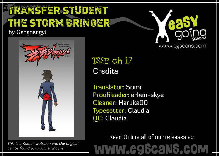 Transfer Student Storm Bringer Chapter 17 Page 1