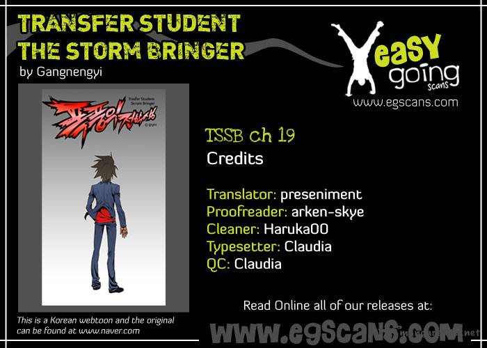 Transfer Student Storm Bringer Chapter 19 Page 1