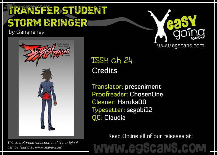 Transfer Student Storm Bringer Chapter 24 Page 1