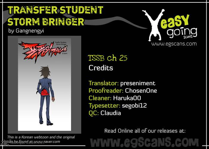 Transfer Student Storm Bringer Chapter 25 Page 1