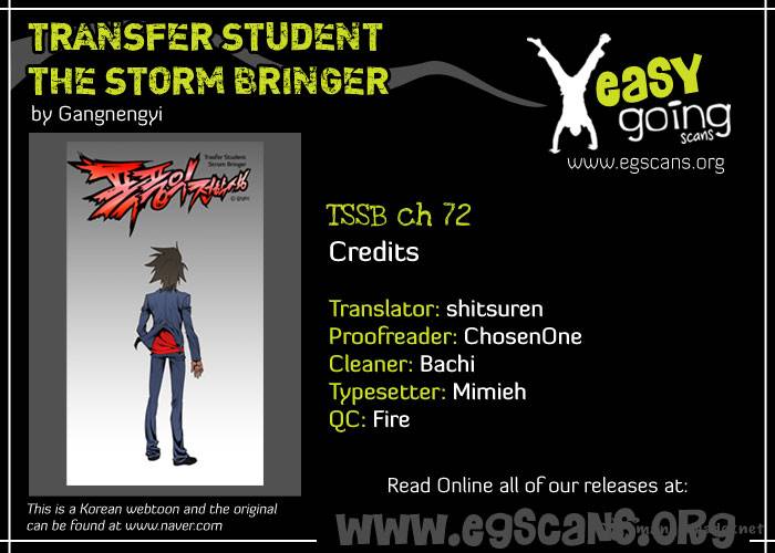 Transfer Student Storm Bringer Chapter 72 Page 1