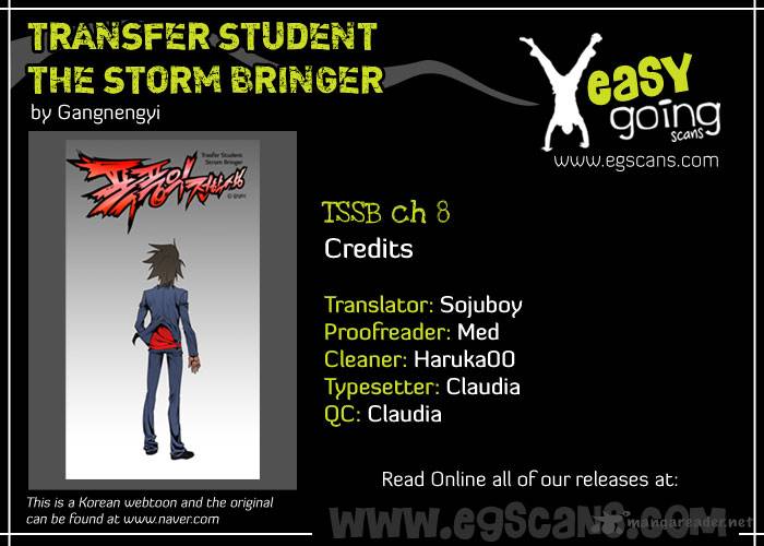Transfer Student Storm Bringer Chapter 8 Page 1