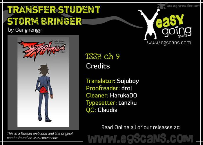 Transfer Student Storm Bringer Chapter 9 Page 1