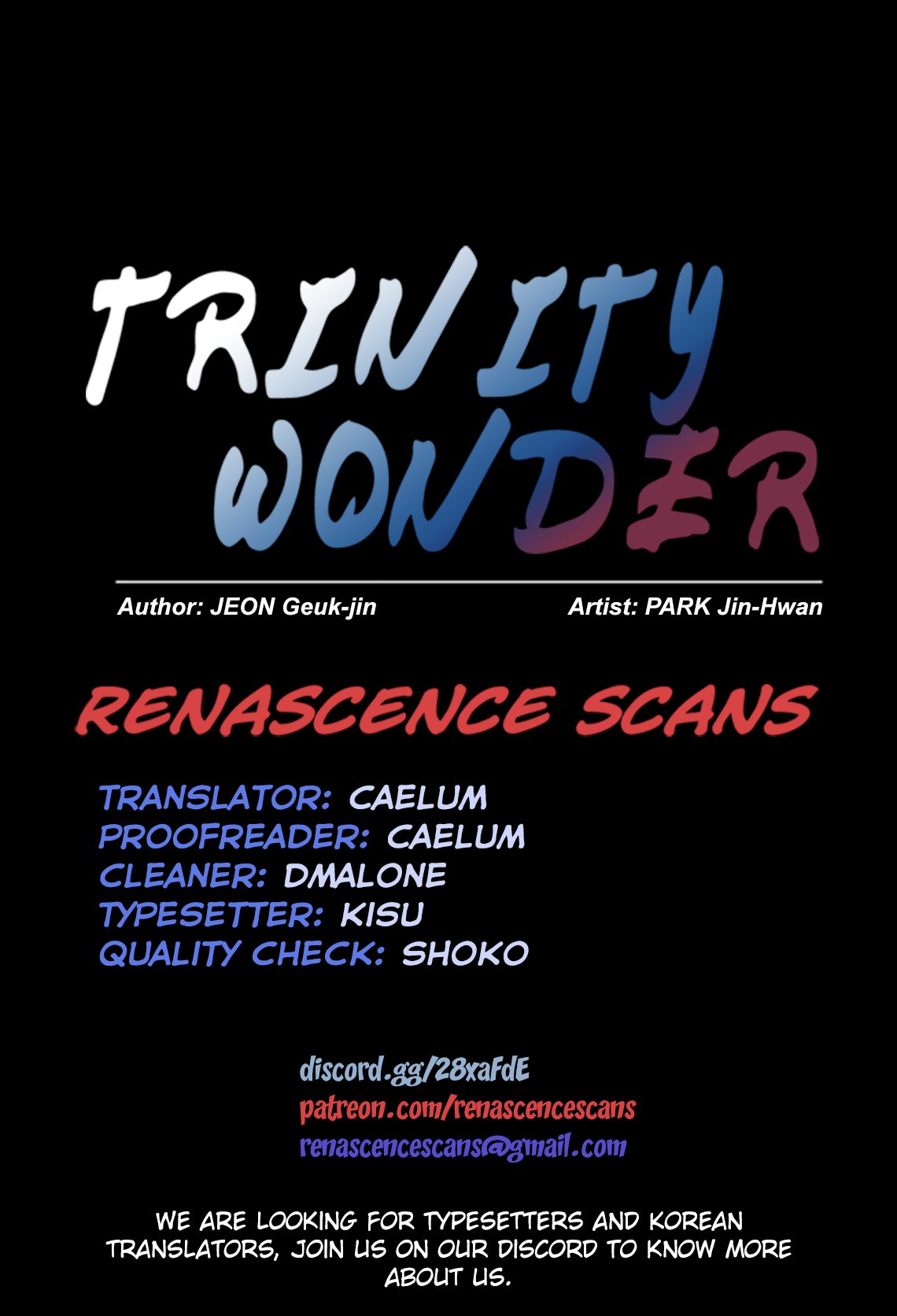 Trinity Wonder Chapter 71 Page 1