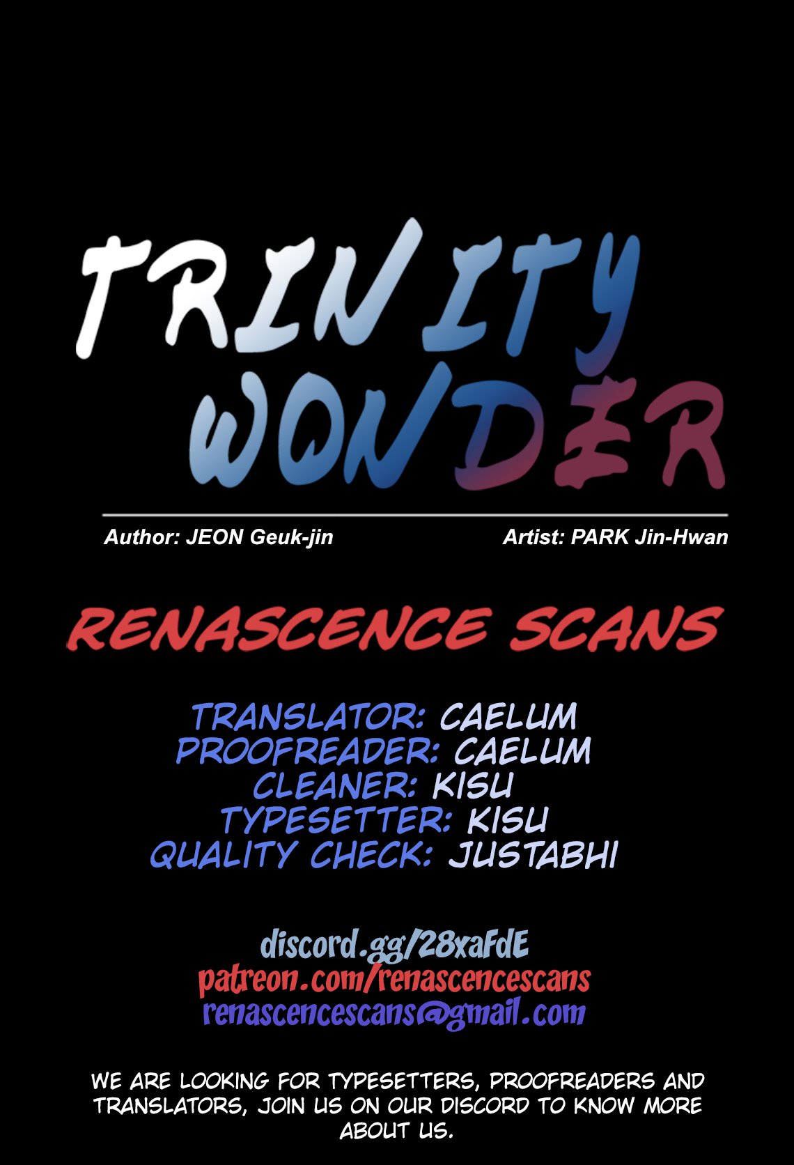 Trinity Wonder Chapter 74 Page 1