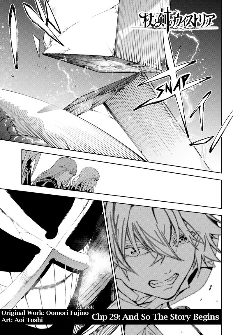 Tsue To Tsurugi No Wistoria Chapter 29 Page 1