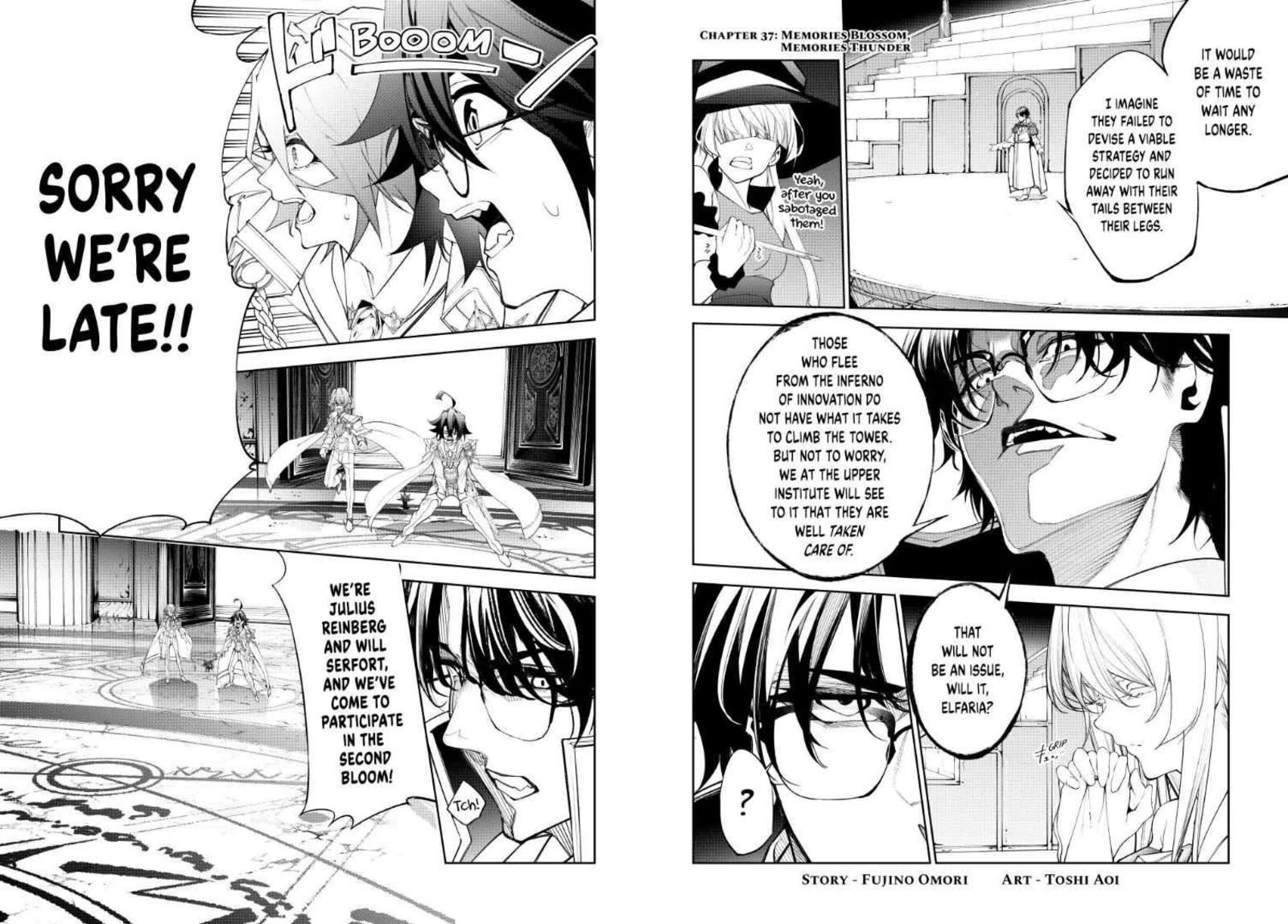 Tsue To Tsurugi No Wistoria Chapter 37 Page 2