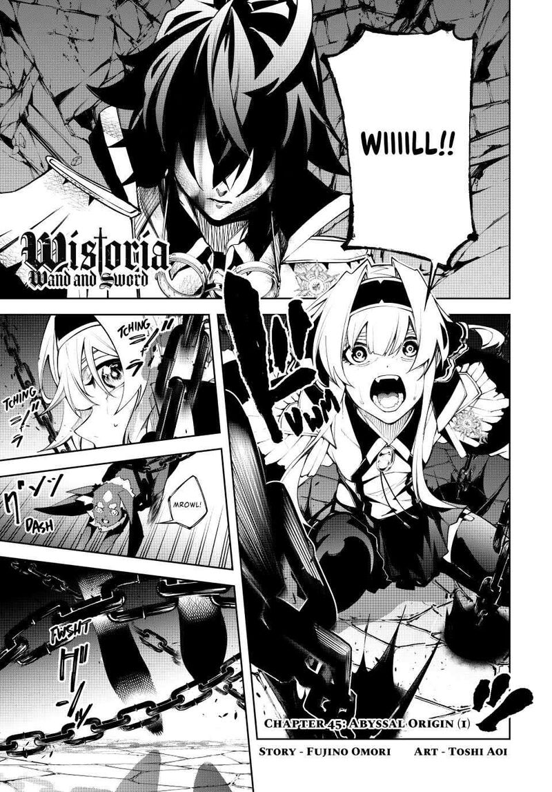 Tsue To Tsurugi No Wistoria Chapter 45 Page 1
