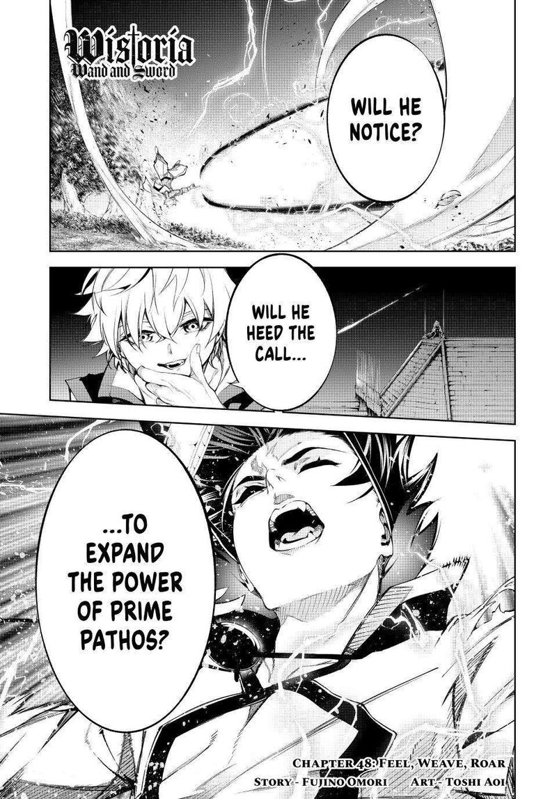 Tsue To Tsurugi No Wistoria Chapter 48 Page 1