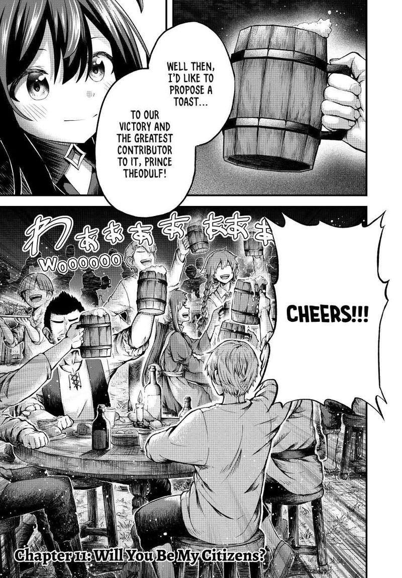 Tsuihou Sareta Tensei Ouji Auto Craft Skill De Ryouchi O Bakusoku De Kaitakushi Saikyou No Mura O Tsukutte Shimau Saikyou Crafting Skill De Hajimeru Rakuraku Ryouchi Kaitaku Slow Life Chapter 11 Page 1